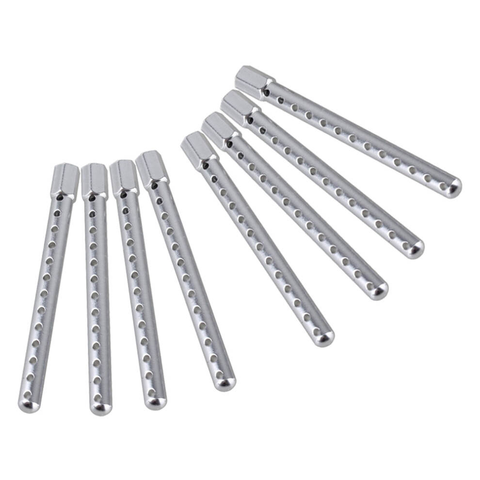8Pcs 102037 Silver Aluminum Rc1:10 Alloy Body Post Mounts For Hsp Road Racing Model Car Upgrade 6032623602266