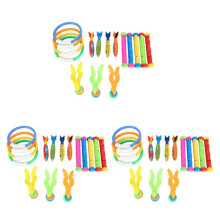 Diving Toys Underwater Sinking Swimming Pool Toy, Diving Rings & Sticks, Torpedoes,( Pack of 48 )