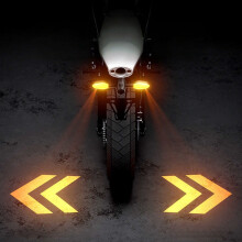 Sequenzielle LED-Blinker für Motorrad und Roller – Ultrahelle 12-V-Blinker mit dynamischer Lichtprojektion