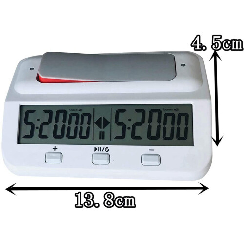 2X Chess Basic Digital Chess Clock and Game Timer, Accurate Digital Portable Clock, Digital Watch Timer () 1