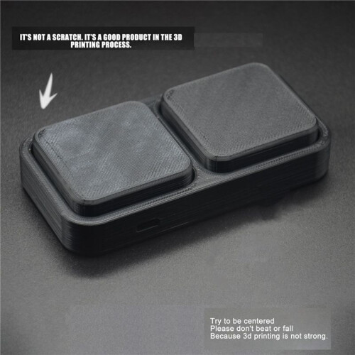 2X Teclado Macro Programável USB de Teclas Grandes 2 Botões de Teclas  Teclado USB Copiar e Colar  Teclado 2