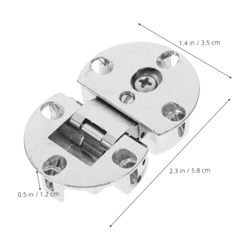 2pcs Hidden Soft Close Cabinet Hinges Satin Nickel Easy Installation for Kitchen Cabinets 1