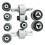 2X Front Left&Right Suspension Control Arm Bushing Kit Triangle Arm Front Lower Straight Arm for  Model 3 Y 9