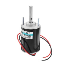 DC Motor 12V 24V 30W Speed Reversible Permanent Magnet Electric Motor Dual Voltage Adjustable
