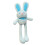 Blue pull-ear rabbit (D) $ pull-out rabbit cute pull-out rabbit doll plush toy rabbit year mascot 4