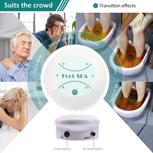 Ionic Detox Foot Spa Machine: At-Home Body Cleansing Impurity Removal 2