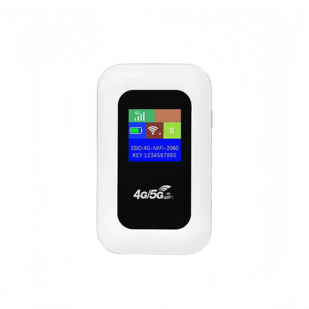 4G Unlocked LTE 150M MiFi Hotspot w/ LCD & SIM Slot - Portable WiFi Router for Travel-image-OPC-PT6VWWD-NEW