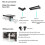 GPU Adjustable Support Frame GPU Brace Prevent Sagging Video Card Support Bracket for Chassis 12cm Fan Position Black 5