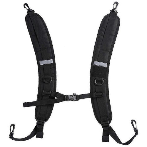Backpack Straps Adjustable Padded Shoulder Straps For Backpack Dry Bag(1pcs, Black)