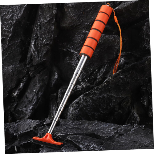 Car Squeegee for Windshield and Mirrors, Compact Adjustable Cleaner for Clear Vision in Rain 2
