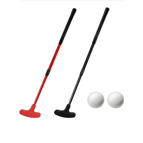 2 Pack Telescopic Golf Putters - Adjustable for Adults & Kids, Double-Sided Training Putter - Golf Practice Aid 2