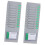 2 Pack Wall Mount Time Card Rack, Expandable MultiSlot Holder for ID Badges, PP Plastic 1