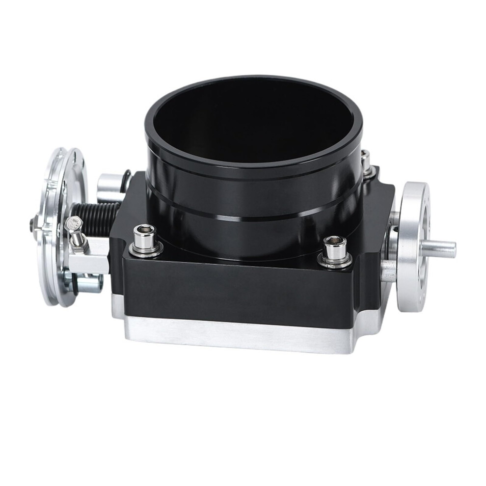 90Mm Billet Throttle Body Aluminum Flow Performance Intake Manifold 3.5 Inch Lz6990 Black 9330225498971