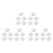 30 Pcs Small Round Transparent Plastic Coin Capsules Box 38mm