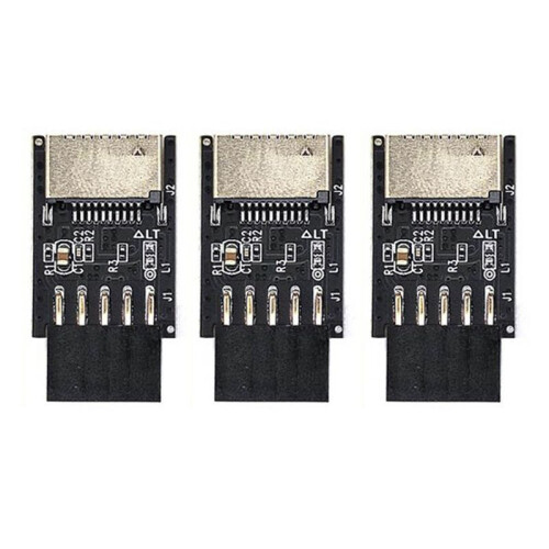 3X Motherboard USB2.0 9Pin to TYPE-C A-KEY Front Connector Converter USB3.2 TYPE-E Interface Header Extender Card