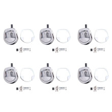 6X T-Type Fishtail Lock Off-Road Modified Trailer Mechanical Door Lock Escort Anti-Theft Lock Rv Paddle Entry Door Lock