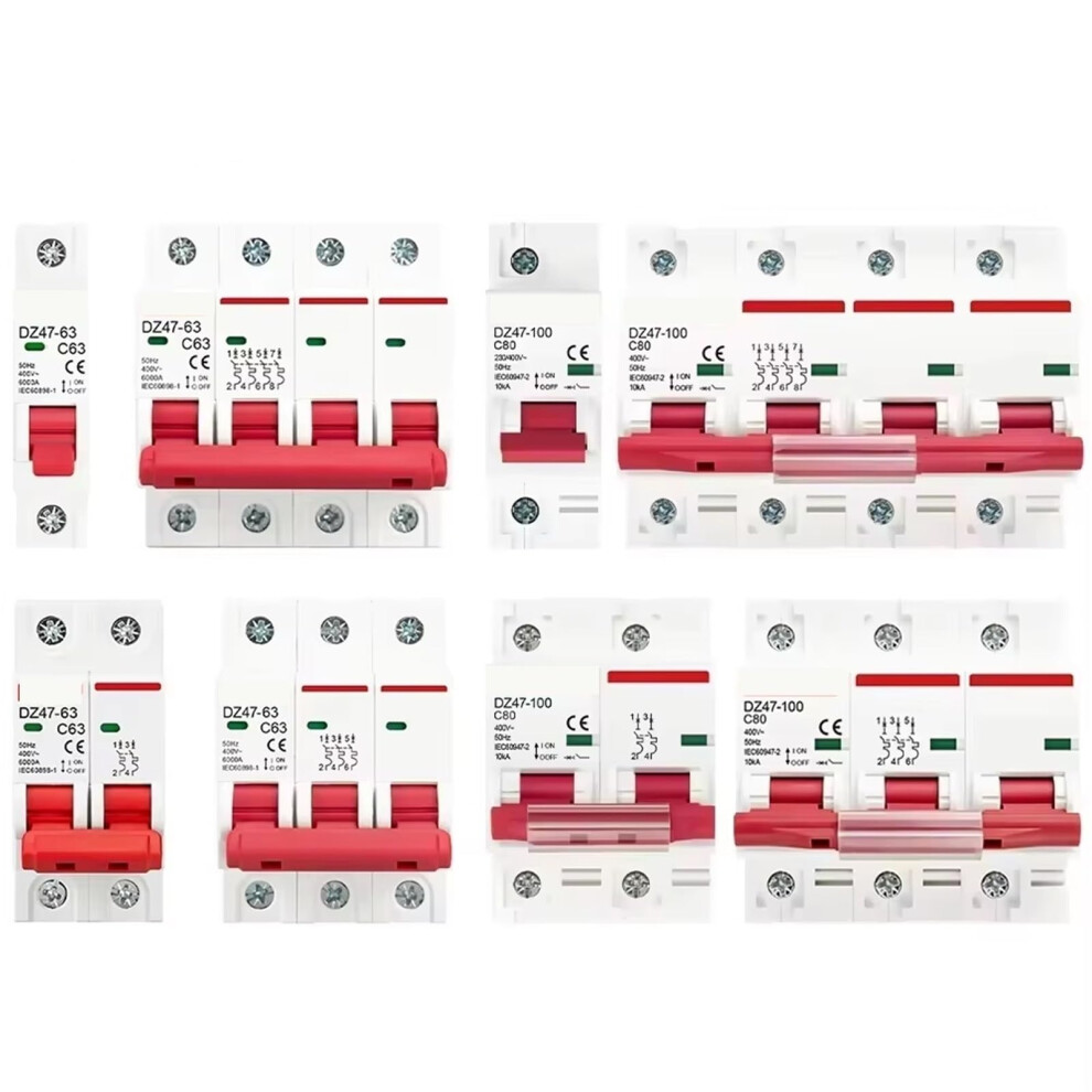 Dz47 1P 6A Miniature Circuit Breaker Mcb, Reliable Circuit Protection For Ac 230V 400V Systems 9073542163138