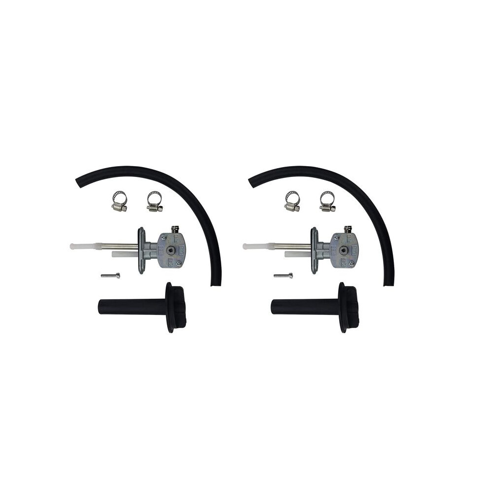 2X Fuel-Cock Petcock Assy & Lever For Atv Grizzly 350 660 Bruin 350 Yfm350 Yfm660 5Km-24500-10-00 6031540401327