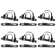 6X Bag Buckle Bicycle Accessories Luggage Buckle Bicycle Bag Buckle Riding Equipment
