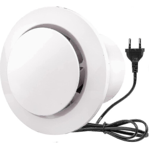 Εξαγωγέας αέρα 100mm 160m3/h 10w, με βαλβίδα αντεπιστροφής και ανεμιστήρα υψηλής ροή 1
