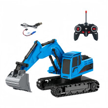 2,4 GHz 6-kanałowa koparka RC 1:24, zabawka RC, samochód inżynieryjny ze stopu aluminium i plastiku, koparka RTR, ciężarówki