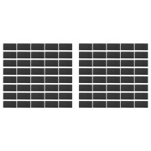 Inserciones de Tubo con Tapa de Cierre de PláStico Insertos de Tubo de 25 mm x 50 mm 80 Piezas Negro