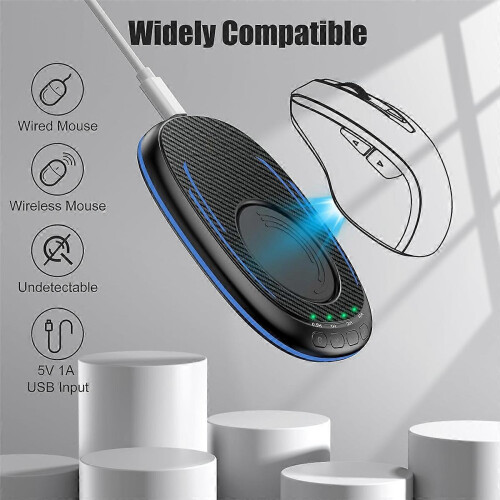 Mouse Mover Undetectable with Timer, Silent Mouse Jiggler with ON/Off Switch, Mouse Wiggler to Keep 2