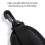 Backpack Straps Adjustable Padded Shoulder Straps For Backpack Dry Bag(1pcs, Black) 4
