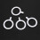 60X White 25mm Inner Plastic Curtain Rings 5