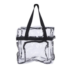 3X Bolso Transparente Bolso Transparente de Seguridad y Viaje de Estadio,  A Través de la Bolsa de Mano para el Trabajo, Juegos Deportivos y