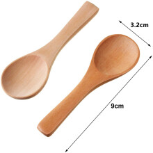 Petites Cuillères En Bois  Cuillères Une Dégustation Condiments Cuillères Une Sel 90 Pièces Séries