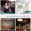 E26 E27 Light Socket Extender 4.5 Inch Adjustable 360 Rotation Flexible Bulb Adapter 3 Pack 5