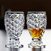2 vasos de whisky de cristal