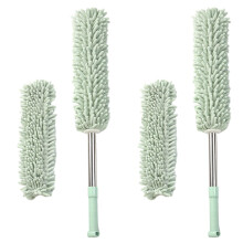 Adjustable Telescopic Duster with Washable Soft Head for Ceiling Corners Home and Office Cleaning
