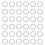 200Pcs Reusable Plastic Round Curtain Grommets White for Home Curtains 1