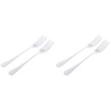 2 Count Stainless Steel Kitchen Utensils Dinner Forks Table Salad