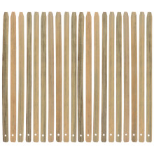 20Pcs Bamboo Folding Fan Rib Guards Assorted Color Fan Craft Kit