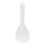 White Nonstick Reusable Reusable Plastic Rice Paddle with Handle for Kitchen Serving 1
