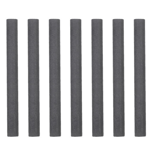 7Pcs Graphite Carbon Electrode Rod for Laboratory Melting Casting Use