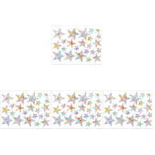 Silver Anti-Collision PVC Window Cling Decorative Privacy Film