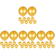 40Pcs Thick Latex Golden Balloons for Birthday and Wedding Party Decor
