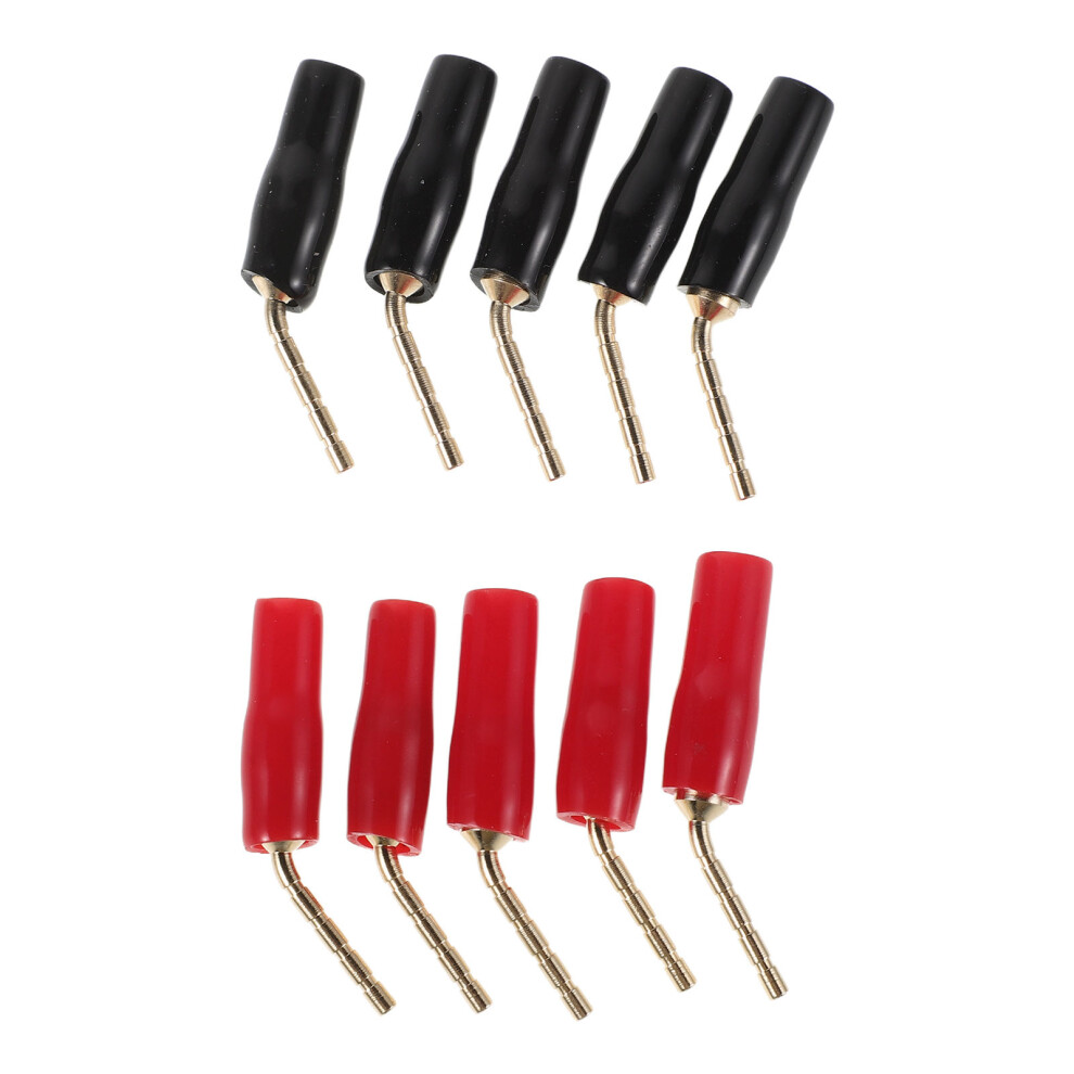 10Pcs Assorted Color Speaker Banana Plugs For Hifi Sound Systems 3743869448916