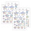 4Sets Farbige PVC Fenstersticker Sternförmige Selbstklebend 9