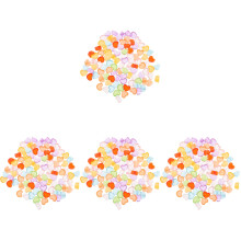 400Pcs Resin Heart Charms Assorted Colors DIY Decorations Vase Filler