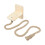 Khaki Sisal Cat Climbing Rope Wall Mounted for Cat Exercise 1