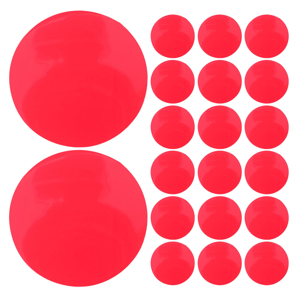 20Pcs Pet Lighting Diffuser Film Stickers For Lamps Easy Install Red 3744180043651