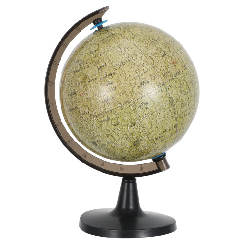 Portable Lunar Globe Plastic Model for Astronomy Study and Gift