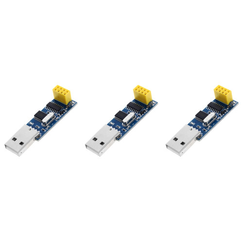 3Pcs Portable USB to Serial + Adapter Dark Blue Fast Converter 2