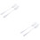 2 Count Stainless Steel Kitchen Utensils Dinner Forks Table Salad 5