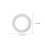200Pcs Reusable Plastic Round Curtain Grommets White for Home Curtains 2